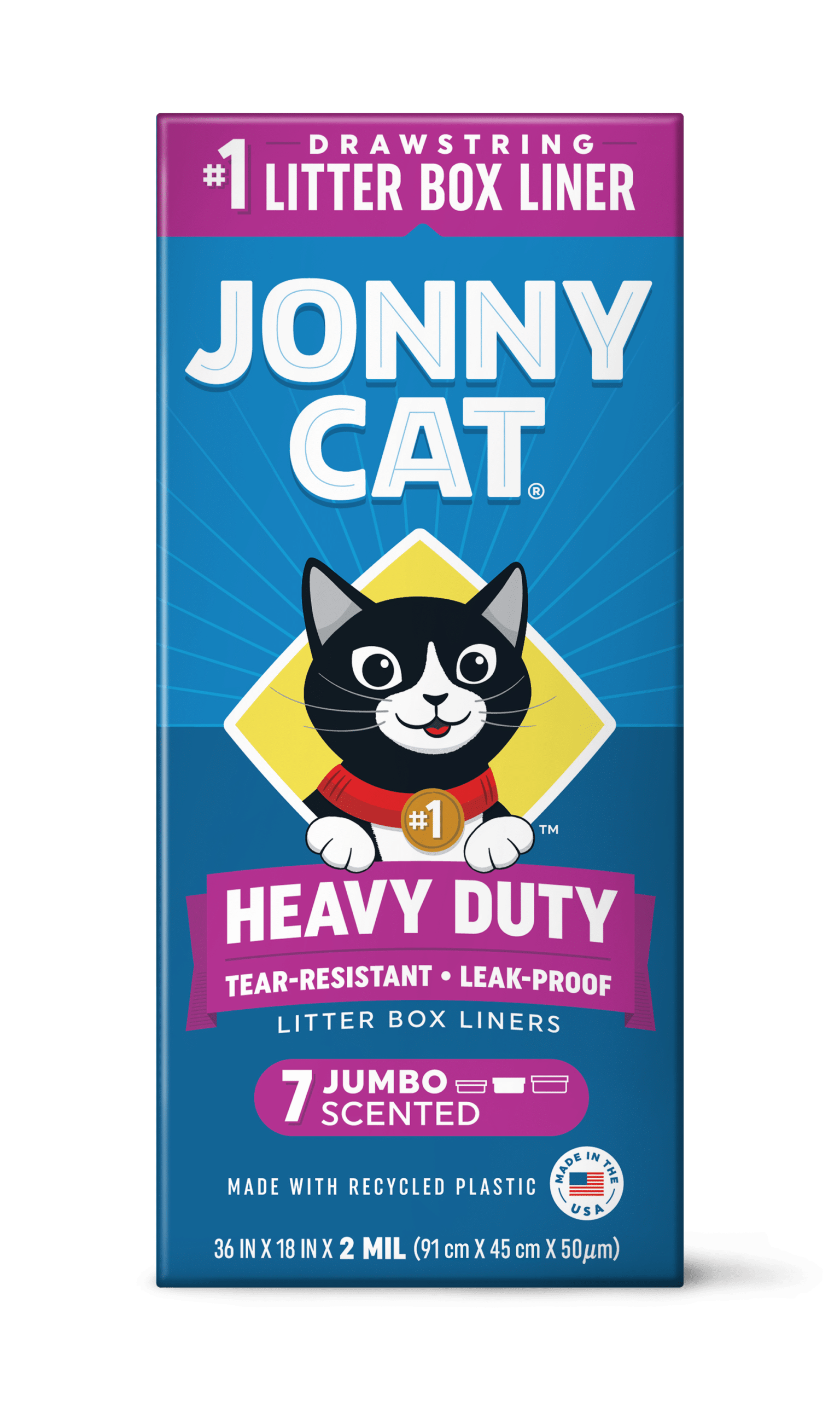Jonny Cat Scented Heavy Duty Litter Box Liners - Image 2