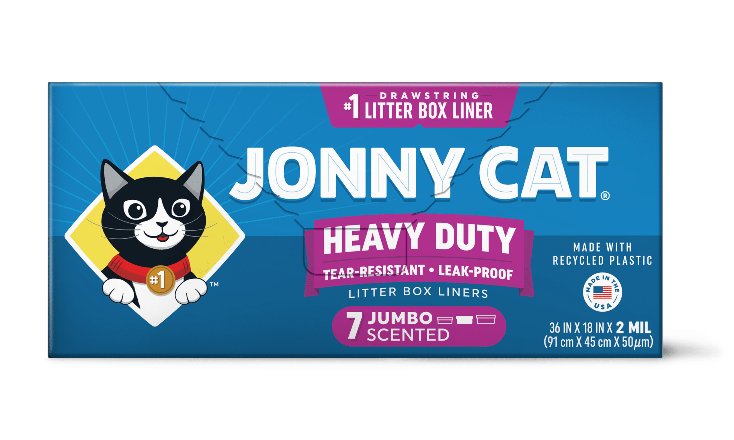 Jonny Cat Scented Heavy Duty Litter Box Liners - Image 6