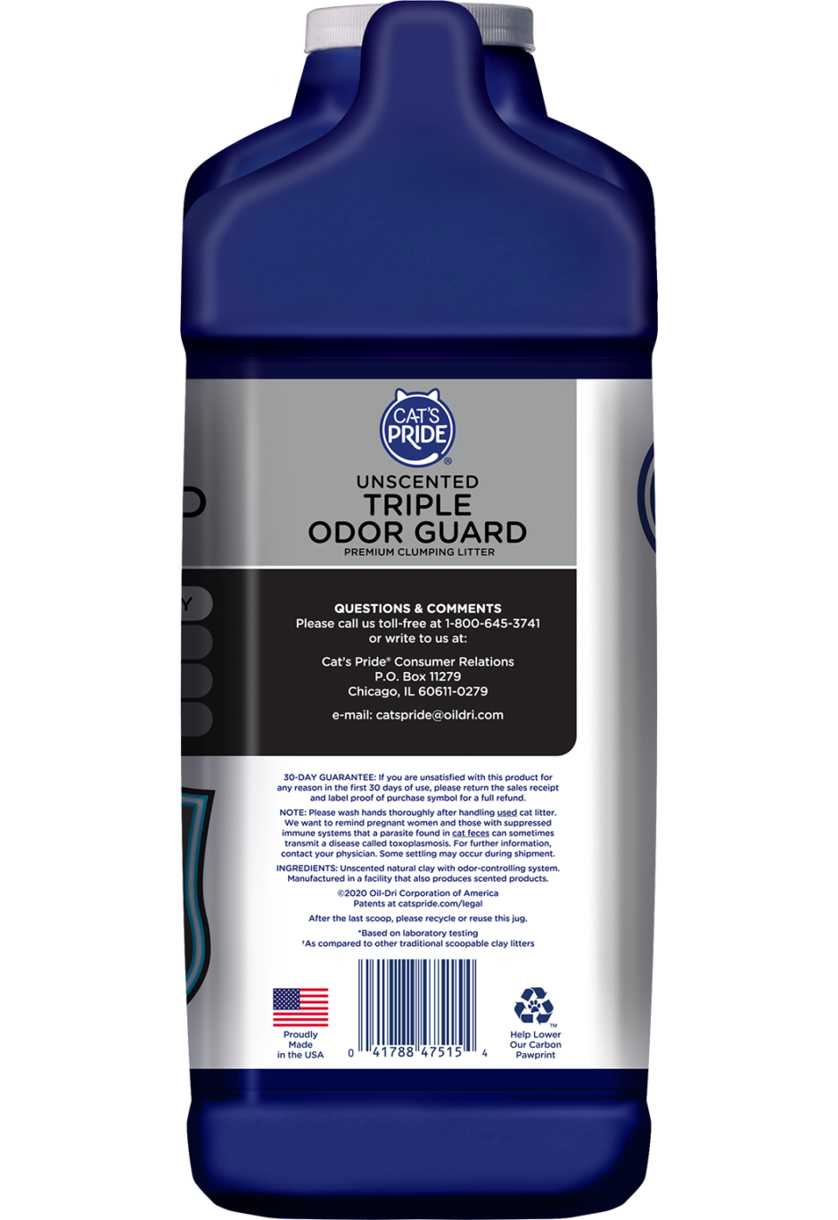 Max Power Triple Odor Guard Unscented Cat's Pride