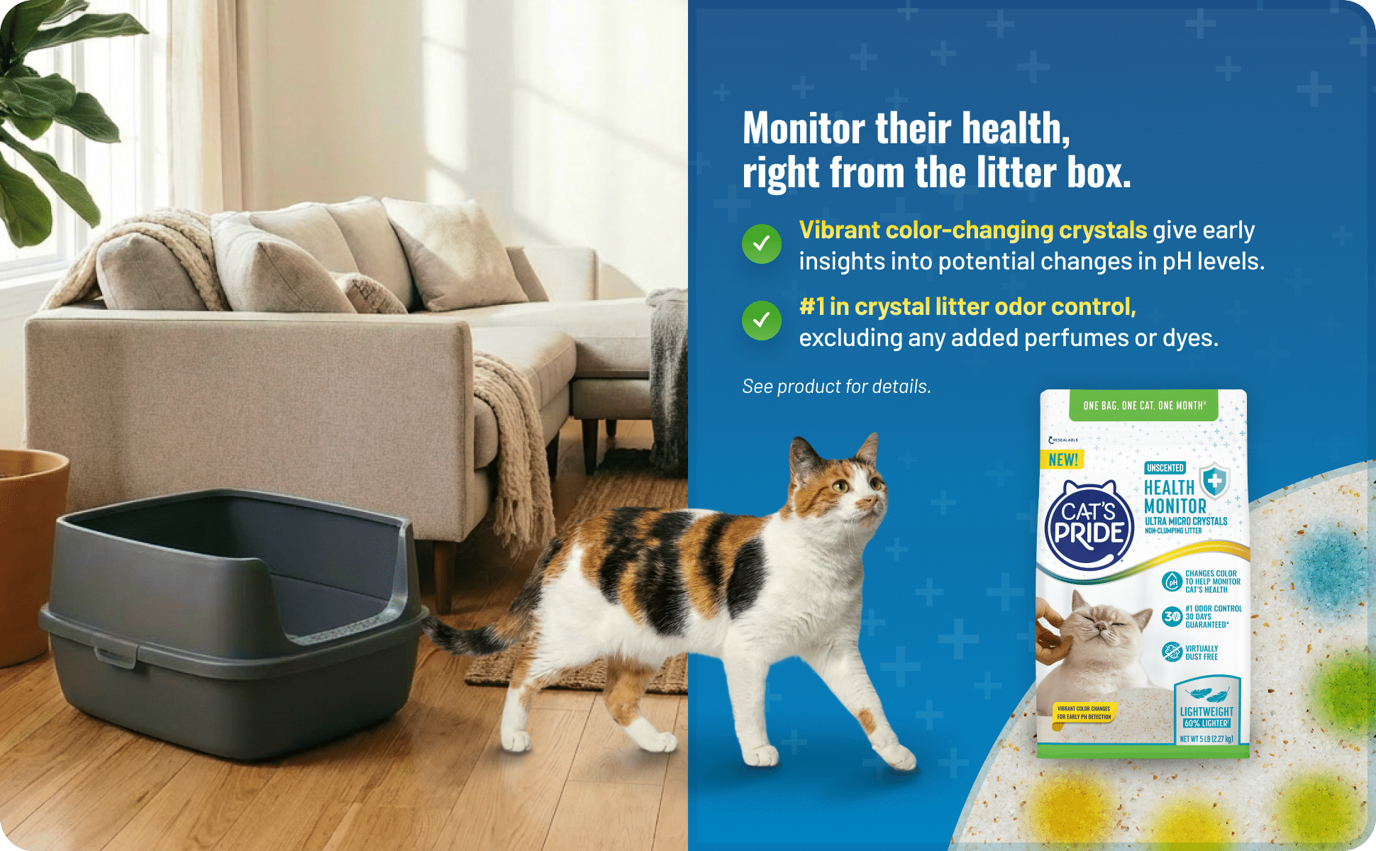 Cat's Pride Health Monitor Unscented Micro Crystals - Image 6