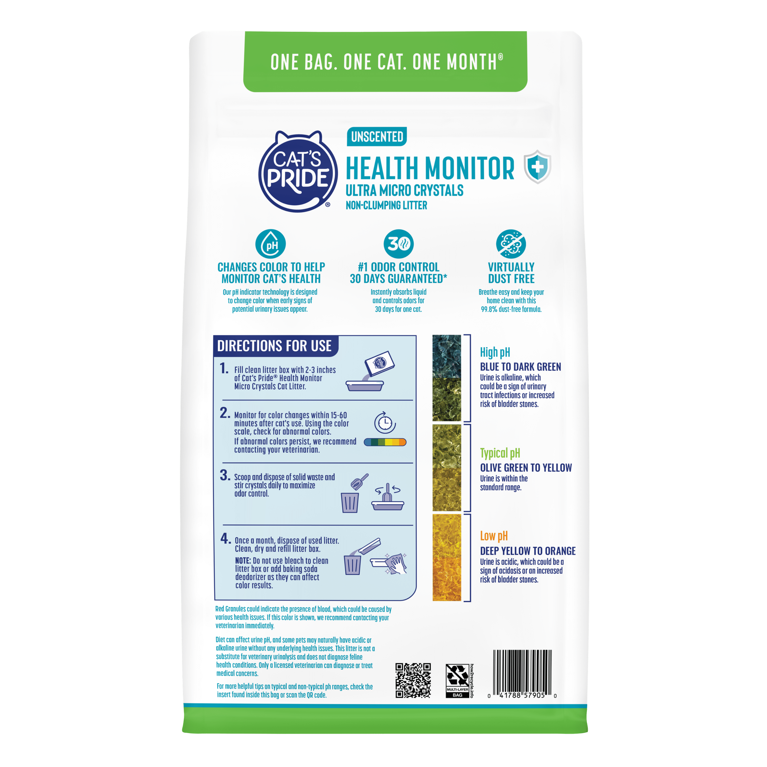 Cat's Pride Health Monitor Unscented Micro Crystals - Image 2