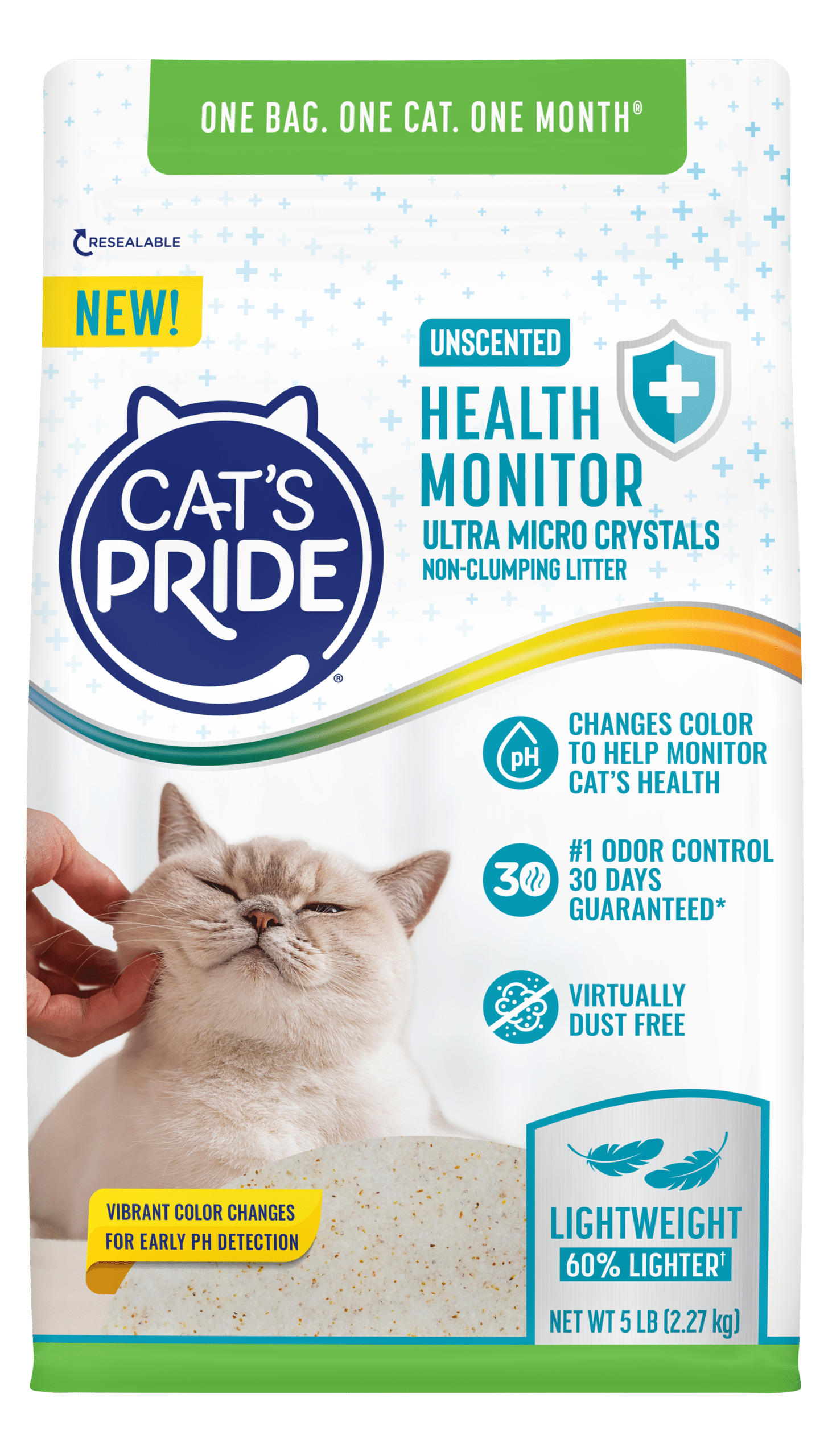 Cat's Pride Health Monitor Unscented Micro Crystals