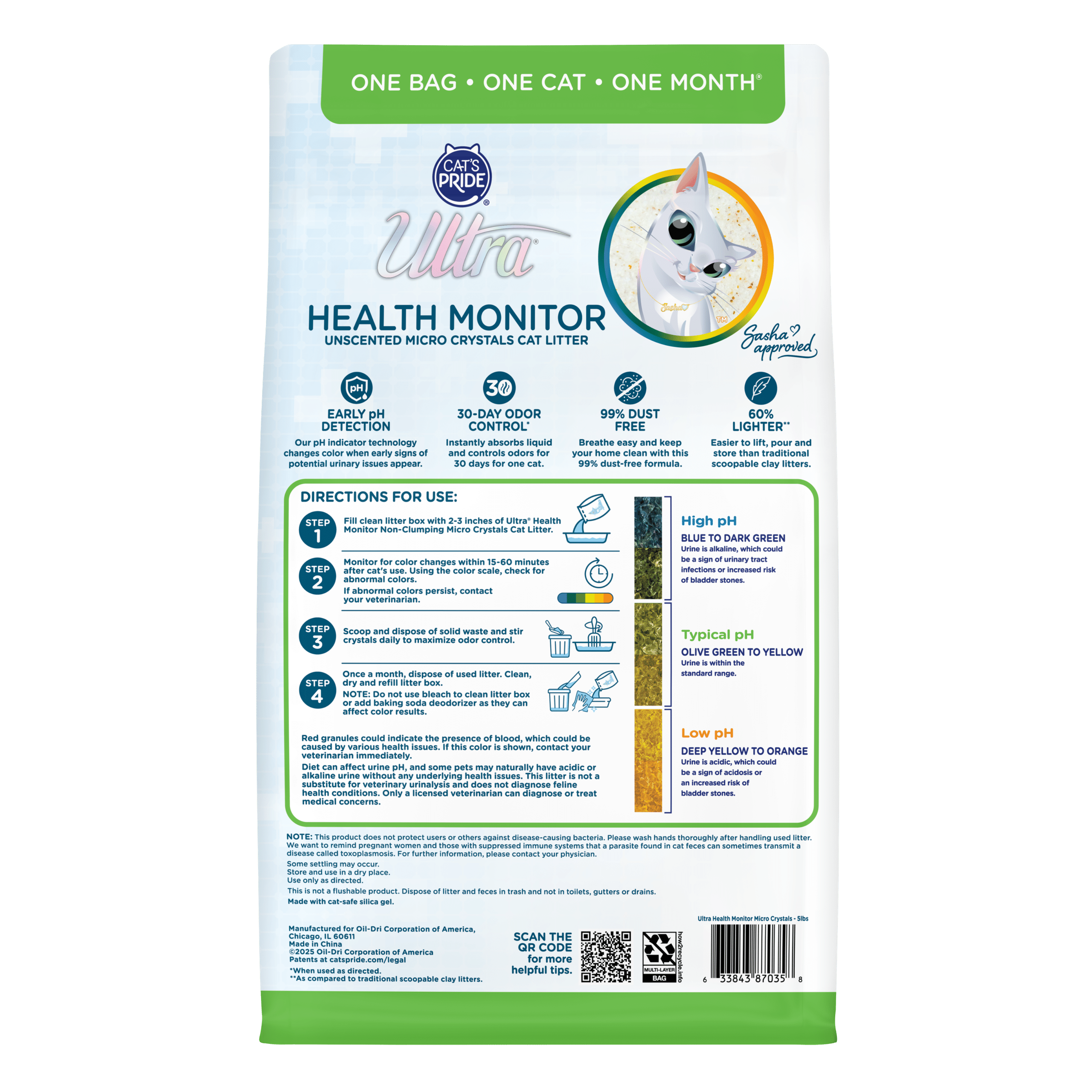 Ultra by Cat's Pride Health Monitor Unscented Micro Crystals - Image 2