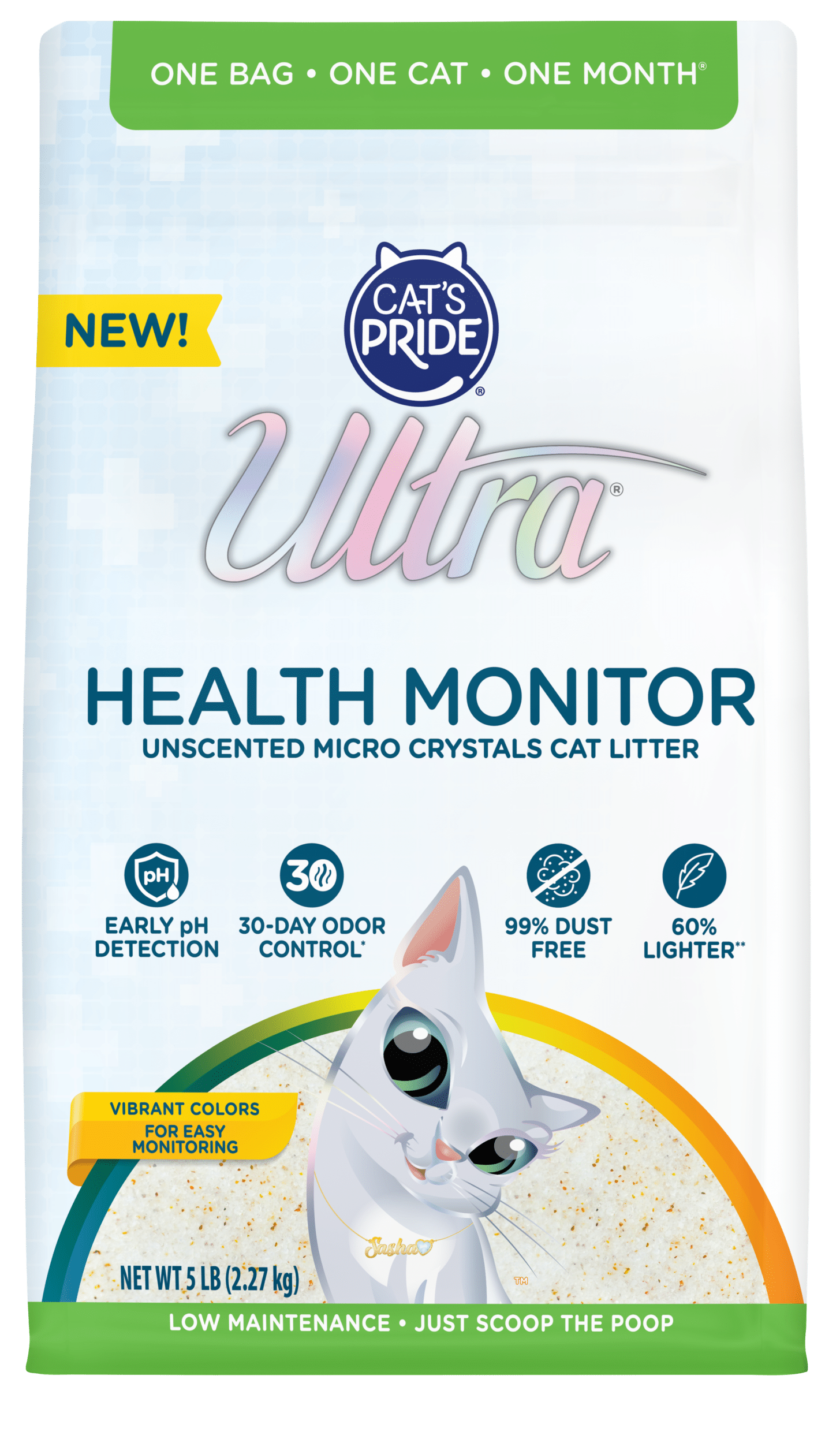 Ultra by Cat's Pride Health Monitor Unscented Micro Crystals
