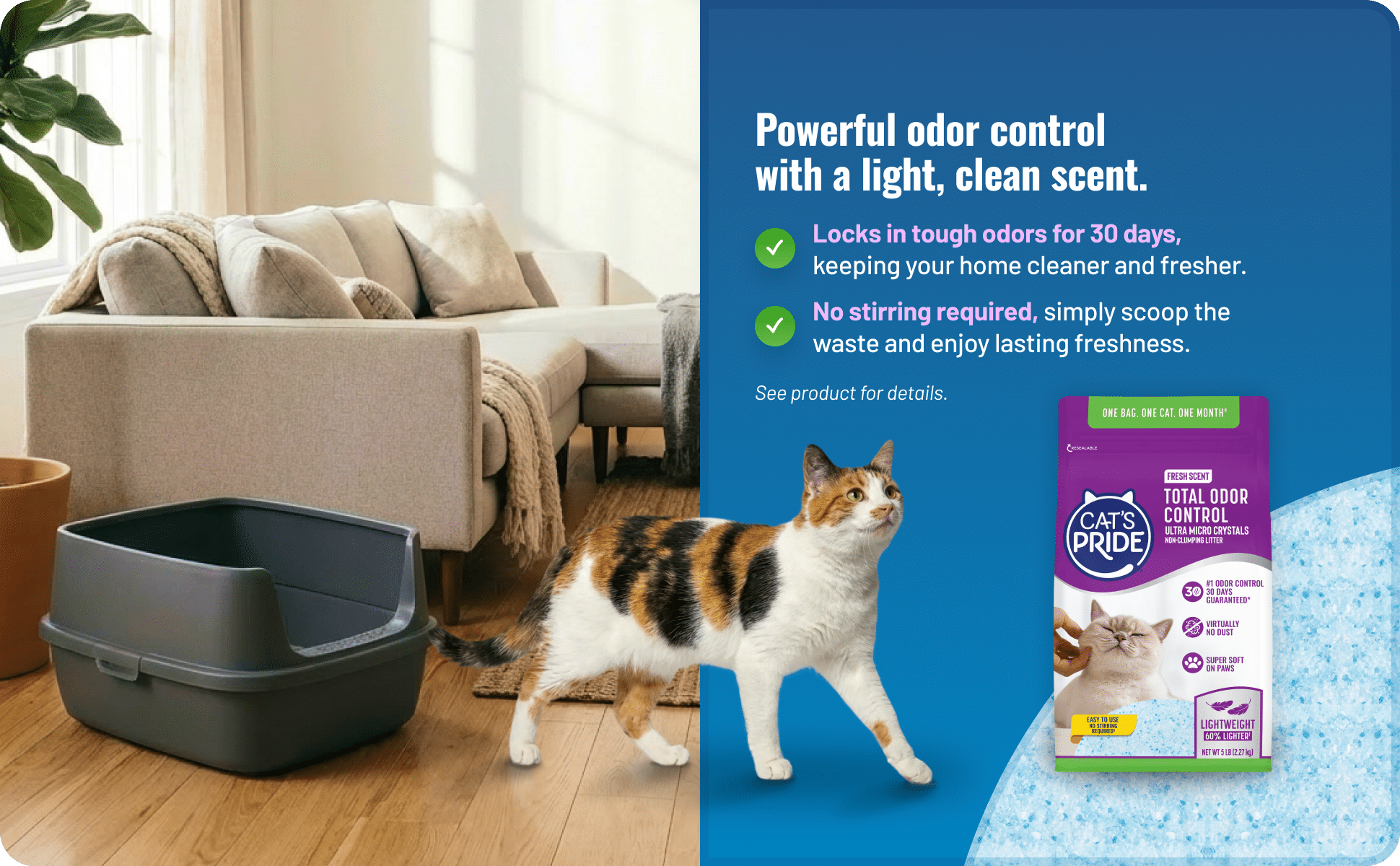 Fresh Scent Total Odor Control Ultra Micro Crystals - Image 9
