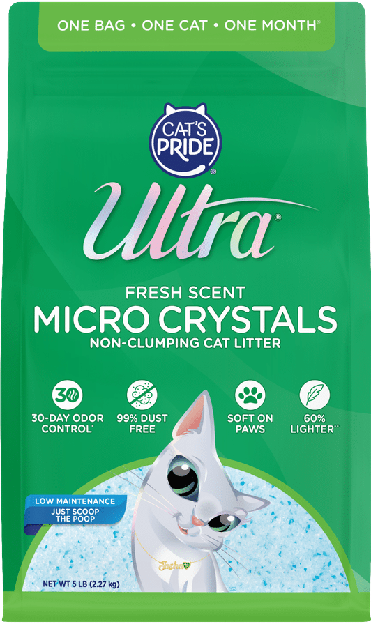 Ultra by Cat’s Pride Fresh Scent Non-Clumping Micro Crystals